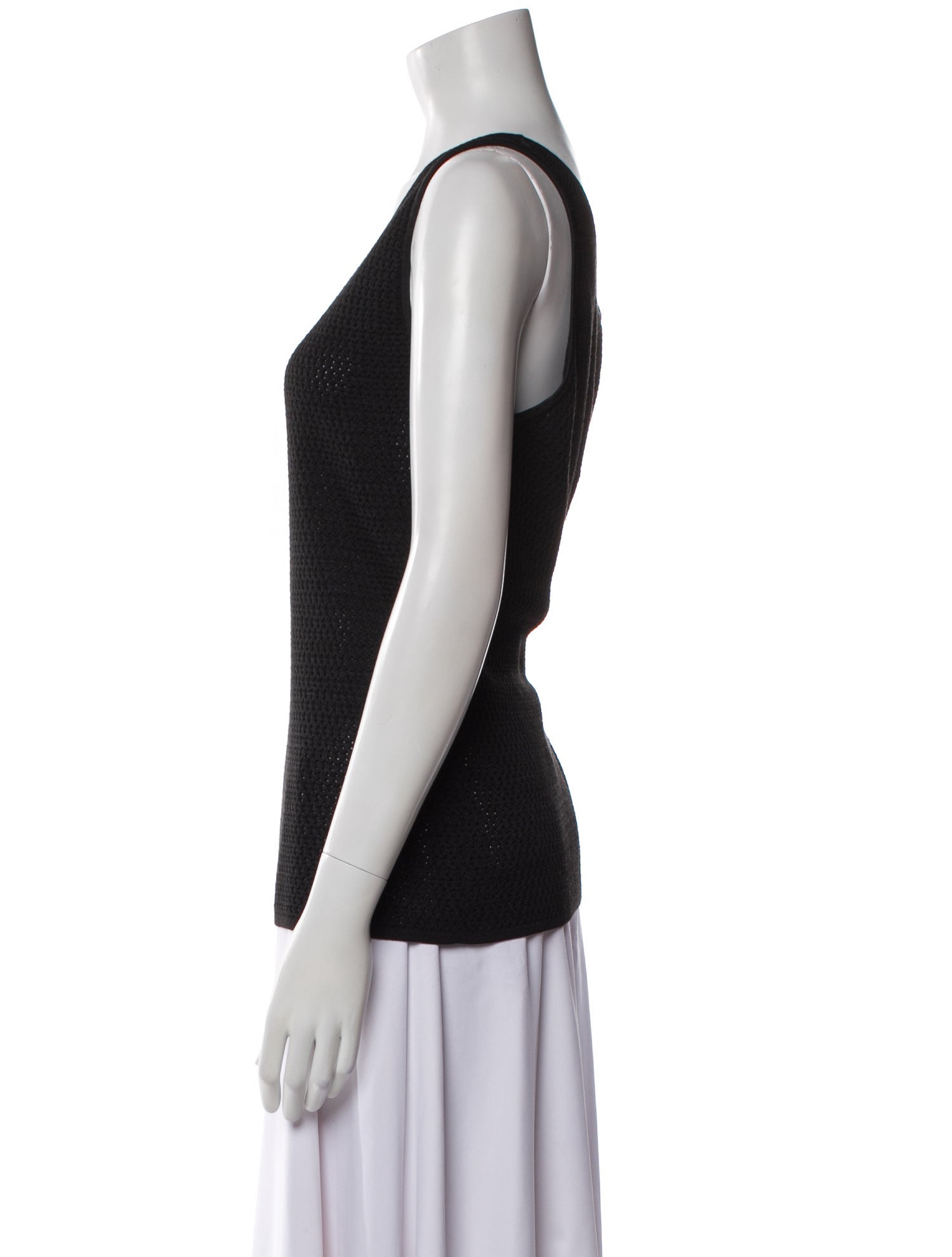 Ralph Lauren Collection Silk Scoop Neck Top w/ Tags