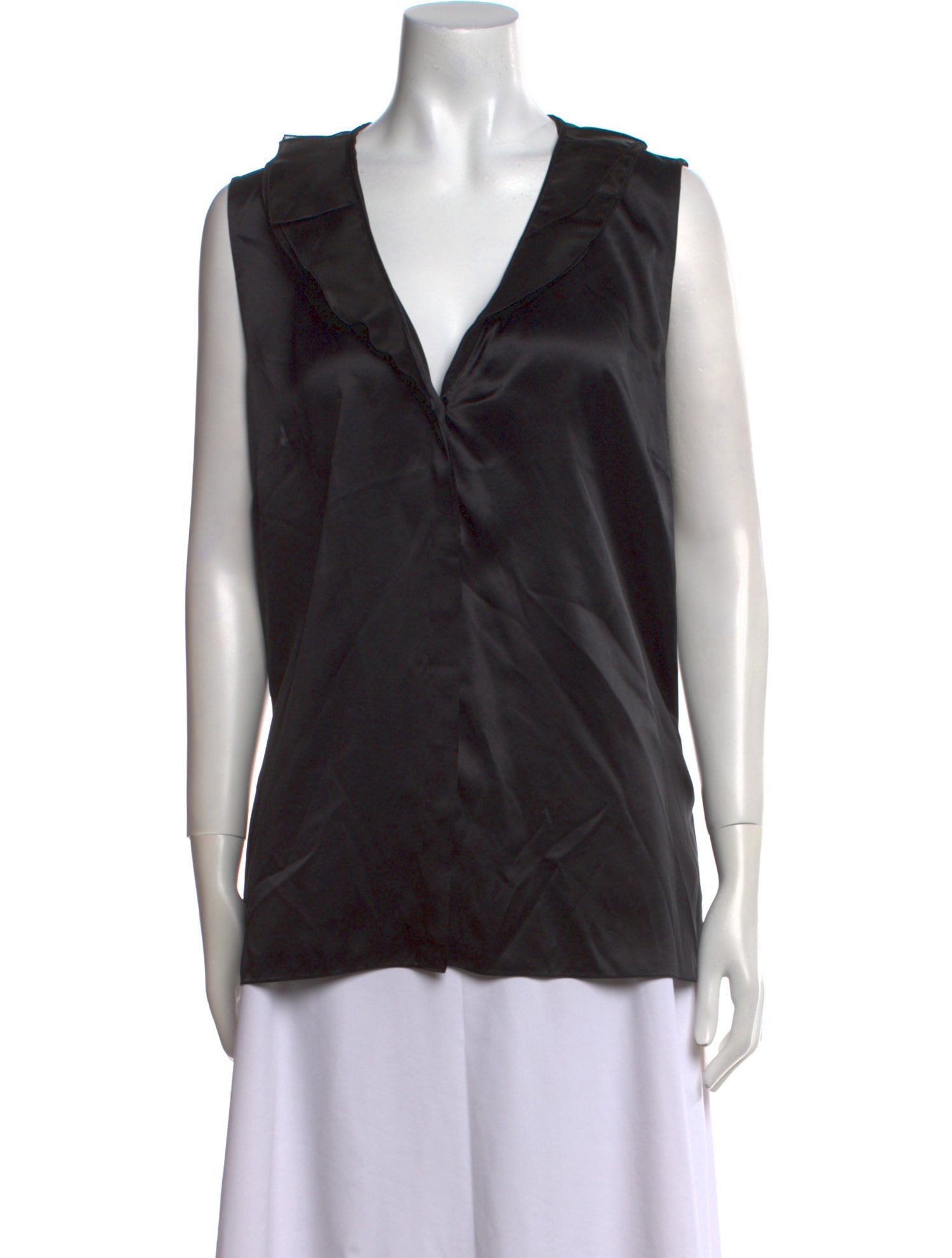 Ralph Lauren Collection Silk V-Neck Blouse w/ Tags