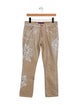 Ralph Lauren Collection High-Rise Straight Leg Jeans