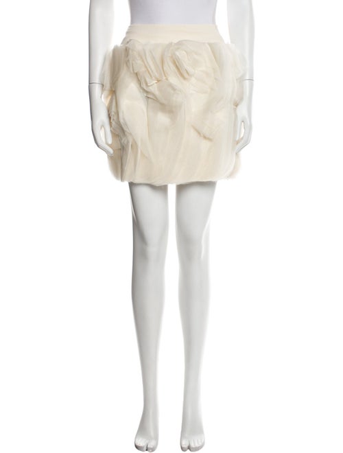 Ralph Lauren Collection Silk Mini Skirt