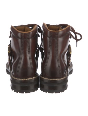 Ralph Lauren Collection Leather Combat Boots