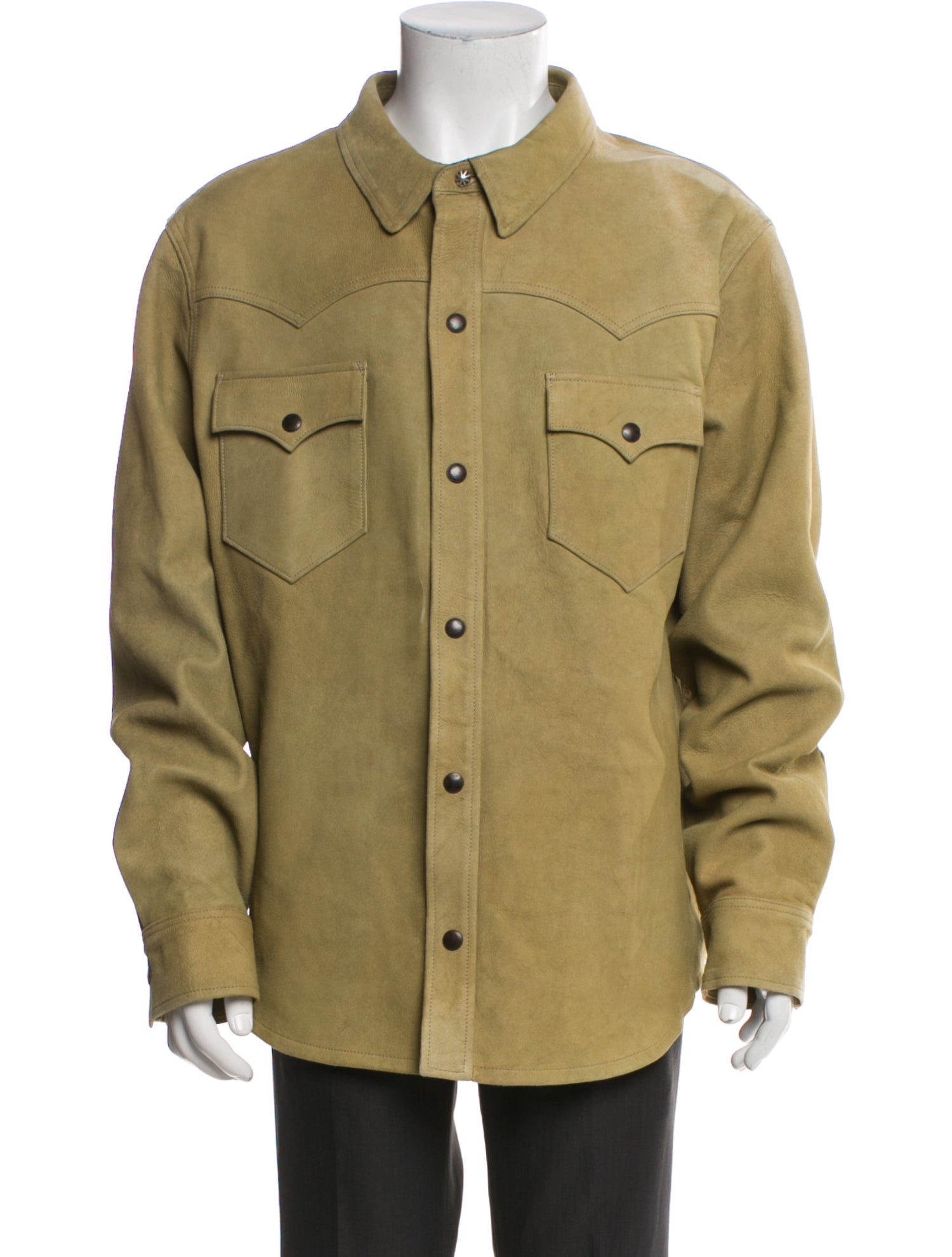 Ralph Lauren Collection Leather Utility Jacket