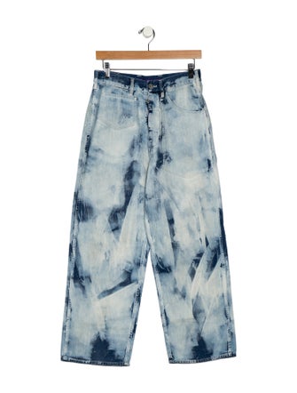 Ralph Lauren Purple Label High-Rise Wide Leg Jeans