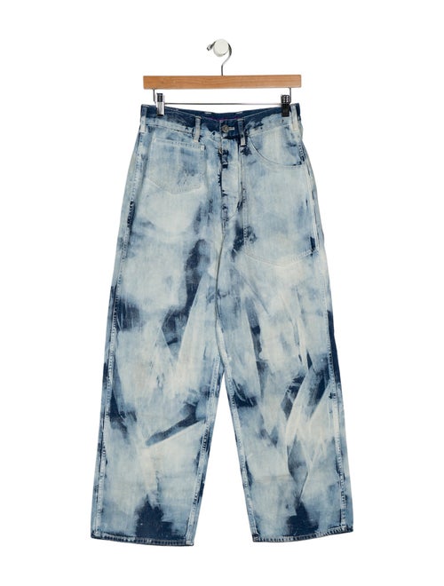 Ralph Lauren Purple Label High-Rise Wide Leg Jeans