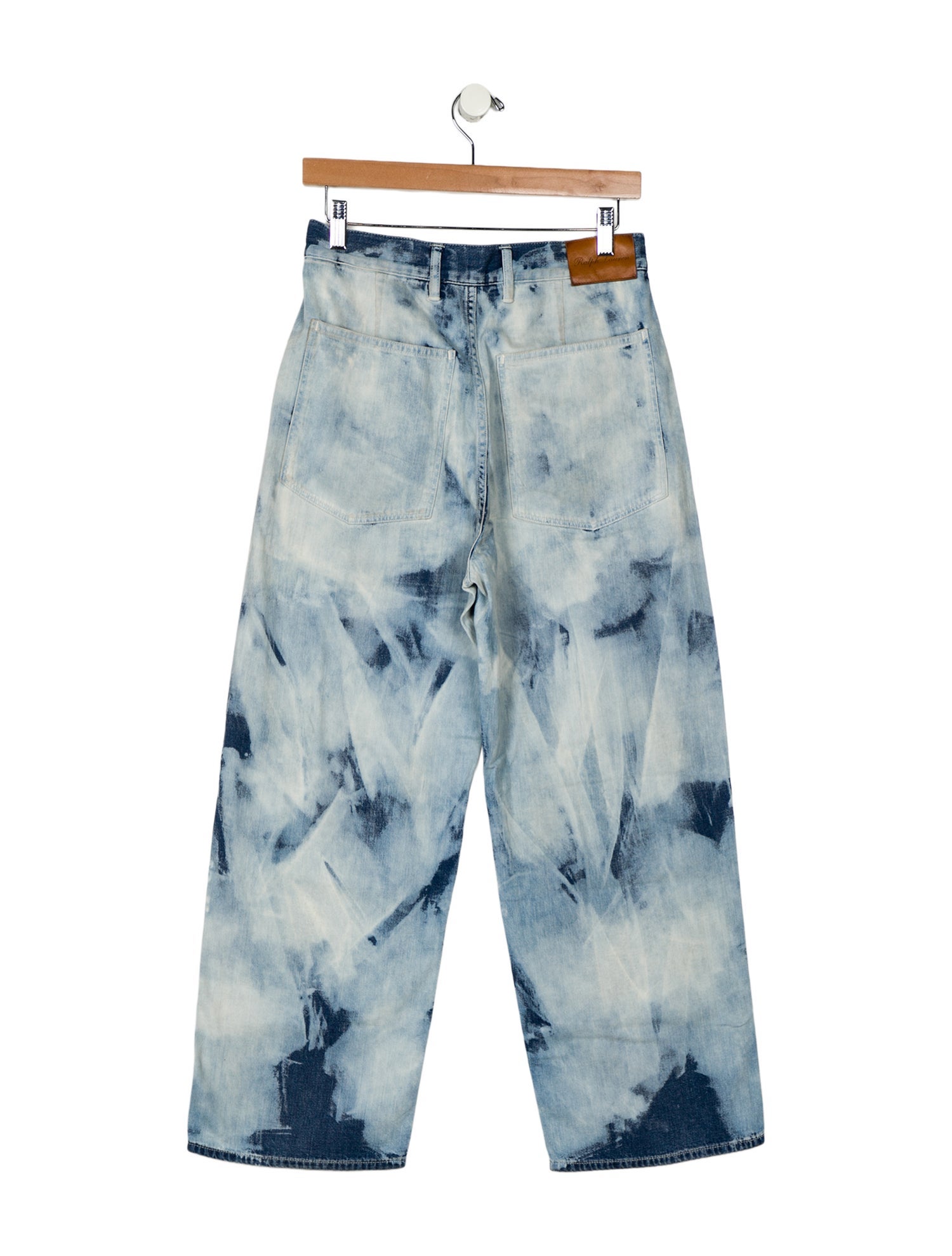 Ralph Lauren Purple Label High-Rise Wide Leg Jeans