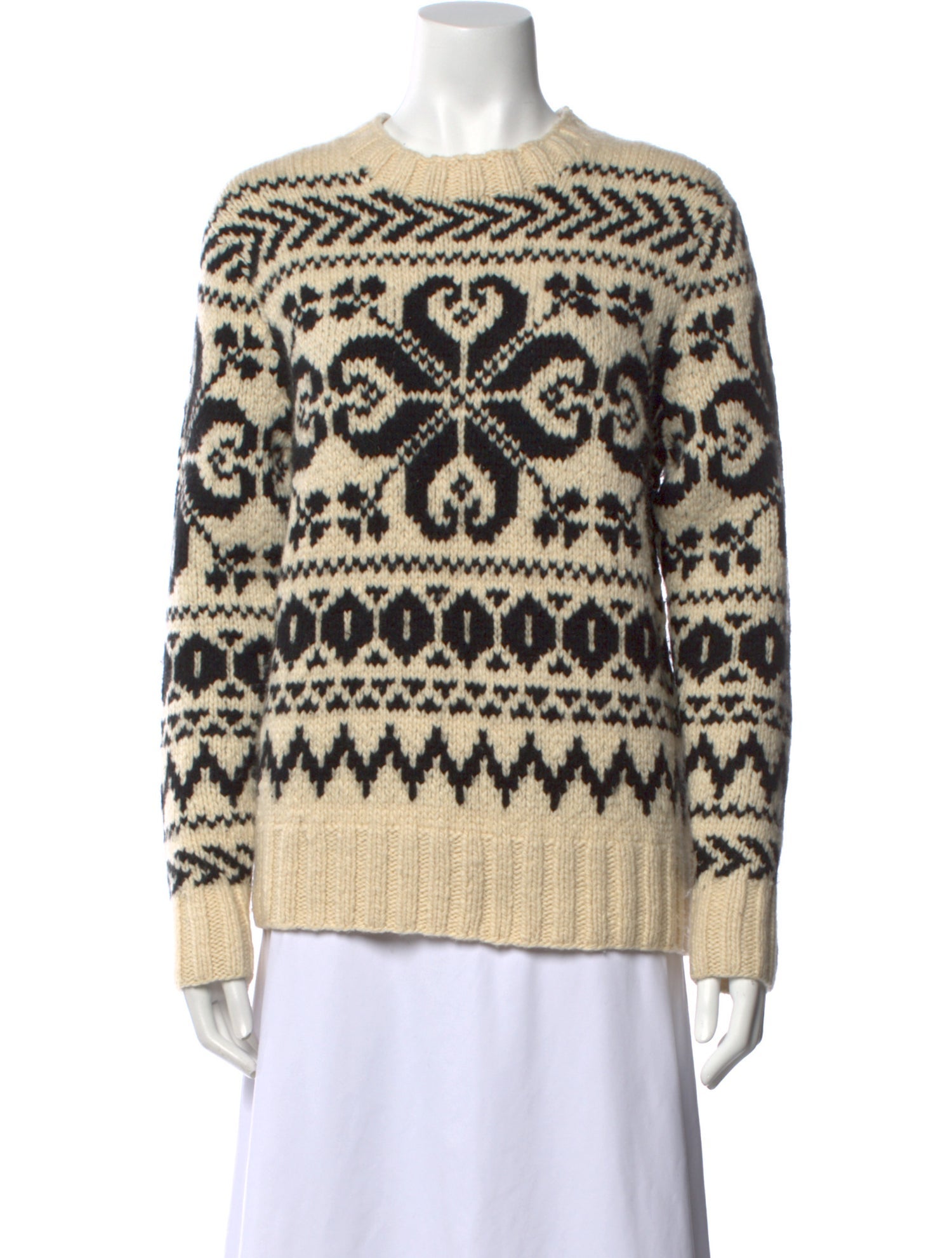 Ralph Lauren Collection Cashmere Printed Sweater