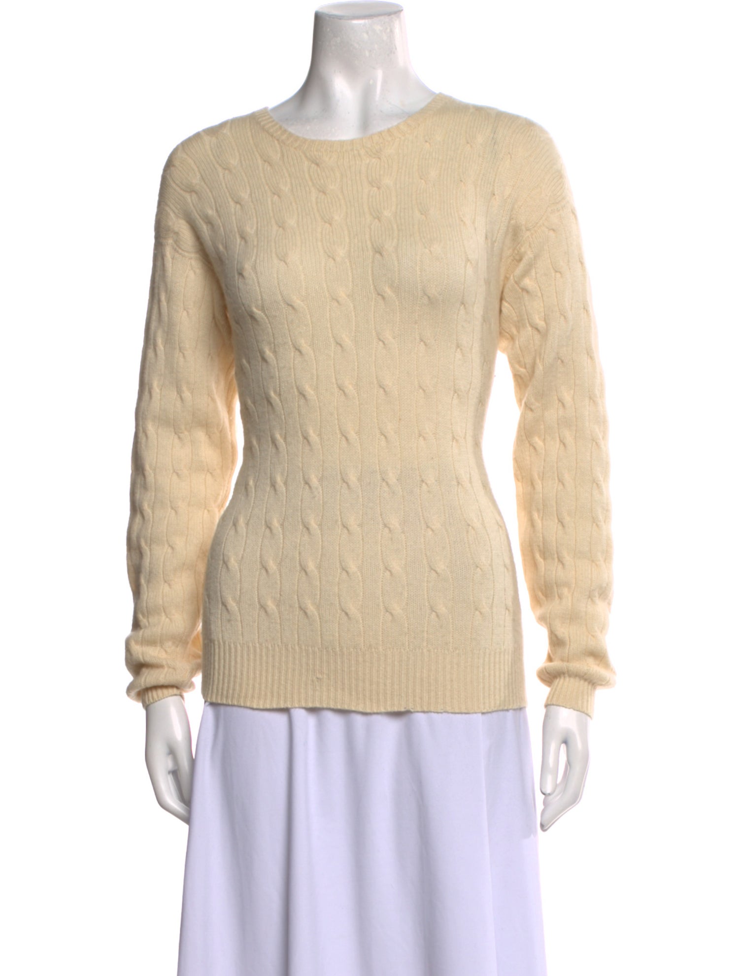Ralph Lauren Collection Cashmere Crew Neck Sweatshirt