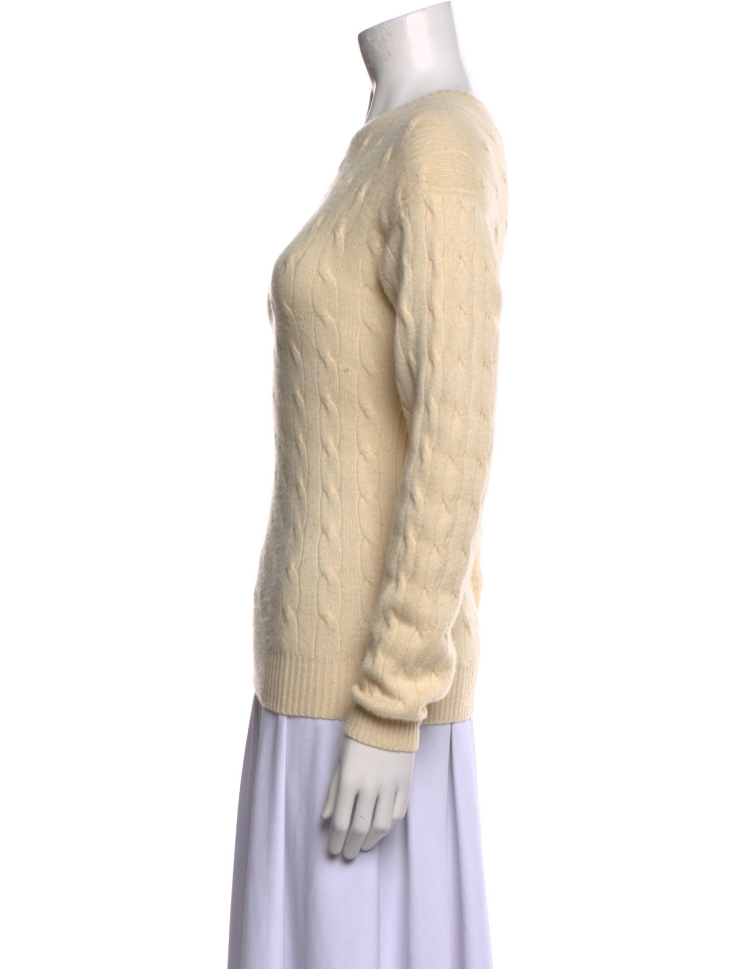 Ralph Lauren Collection Cashmere Crew Neck Sweatshirt