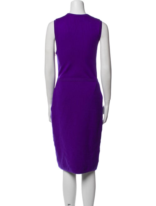 Ralph Lauren Collection Merino Wool Midi Length Dress
