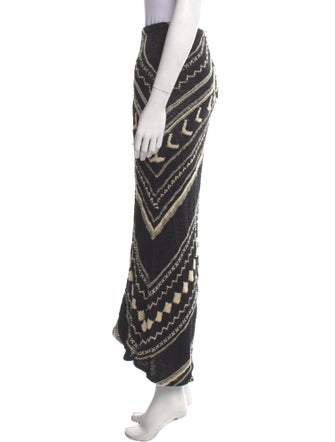 Ralph Lauren Collection Silk Midi Length Skirt