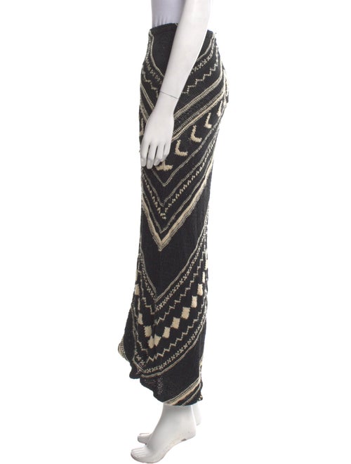 Ralph Lauren Collection Silk Midi Length Skirt