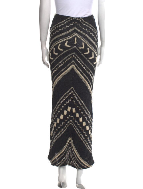 Ralph Lauren Collection Silk Midi Length Skirt