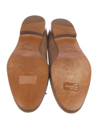 Ralph Lauren Collection Suede Tassel Accents Loafers