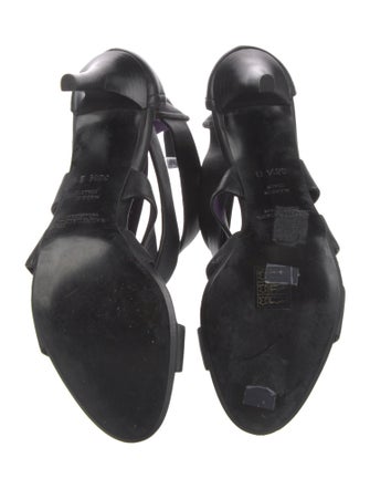 Ralph Lauren Collection Leather Slingback Sandals