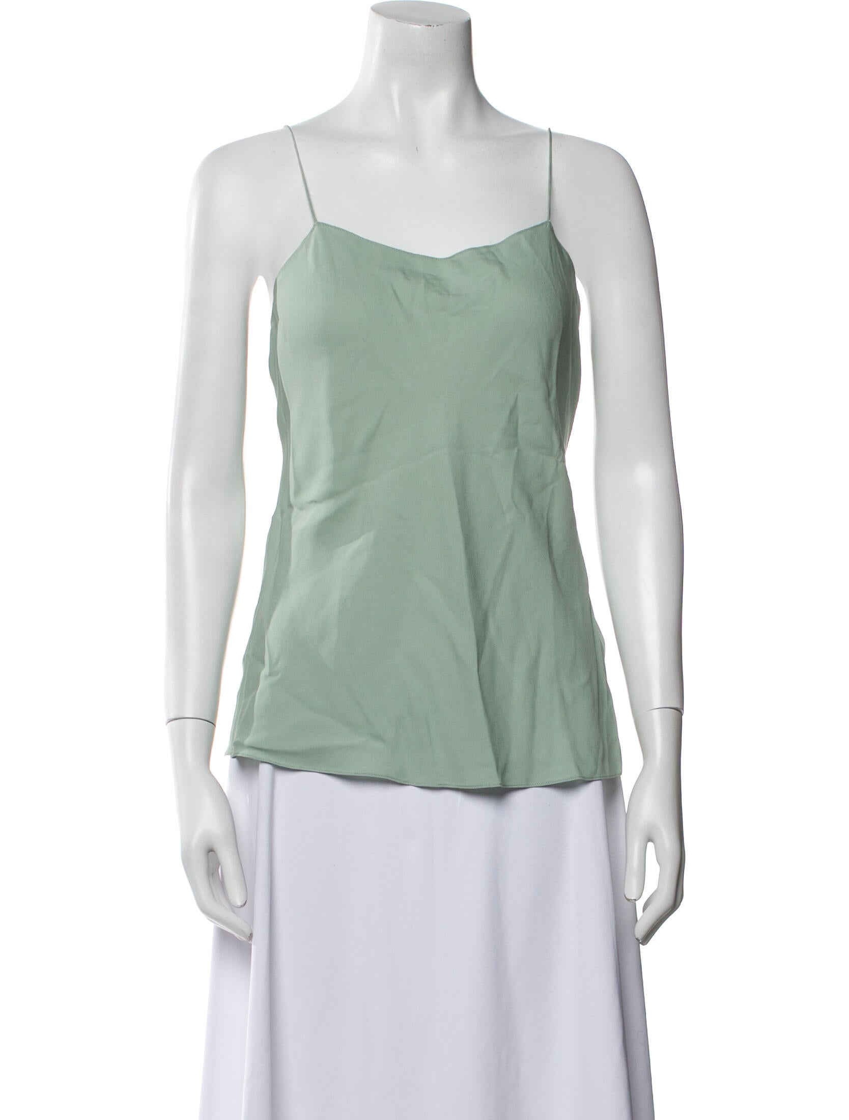 Ralph Lauren Collection Silk Square Neckline Top