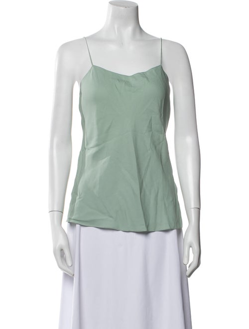 Ralph Lauren Collection Silk Square Neckline Top