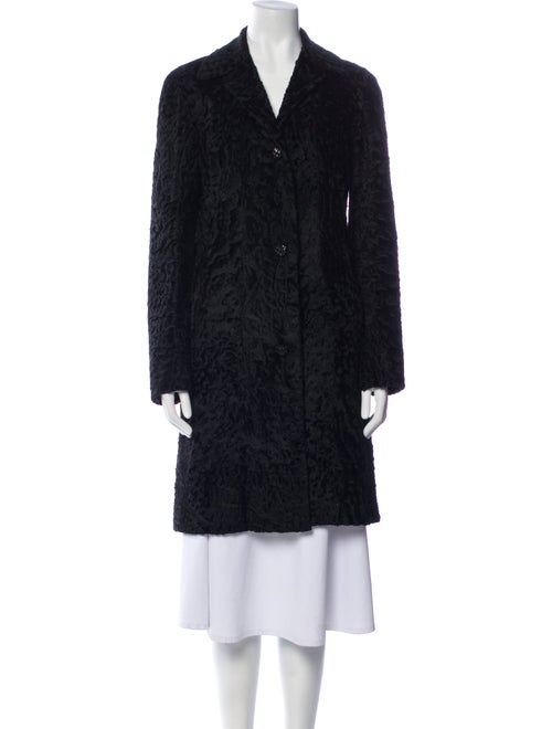 Ralph Lauren Collection Lambskin Tweed Pattern Coat