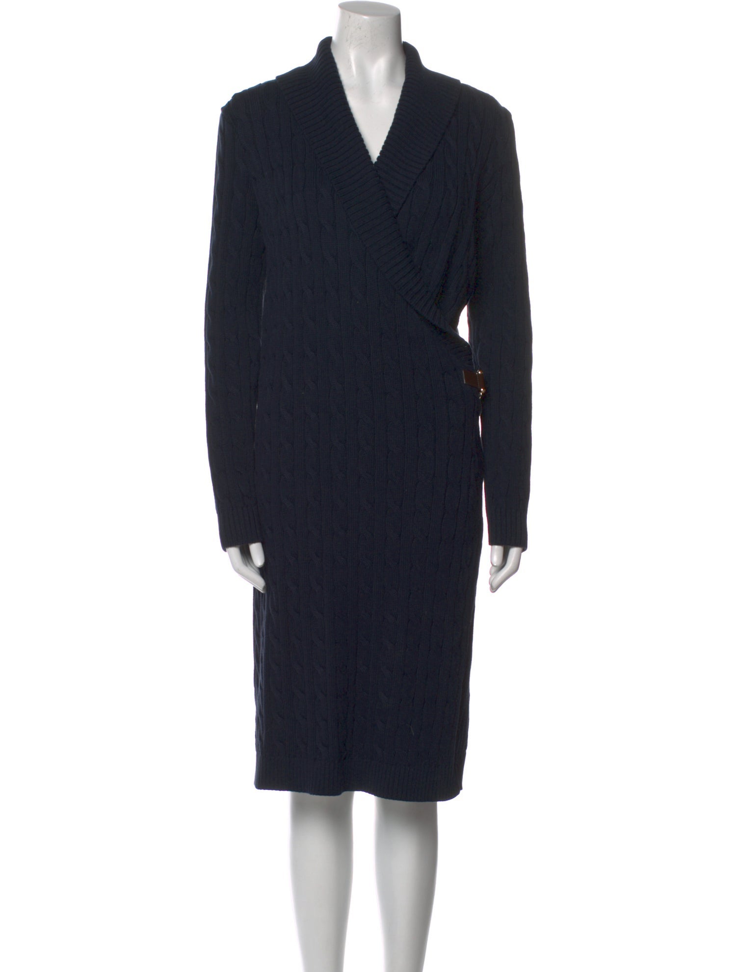 Ralph Lauren Collection Cowl Neck Knee-Length Dress w/ Tags