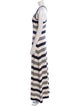 Ralph Lauren Collection Striped Long Dress