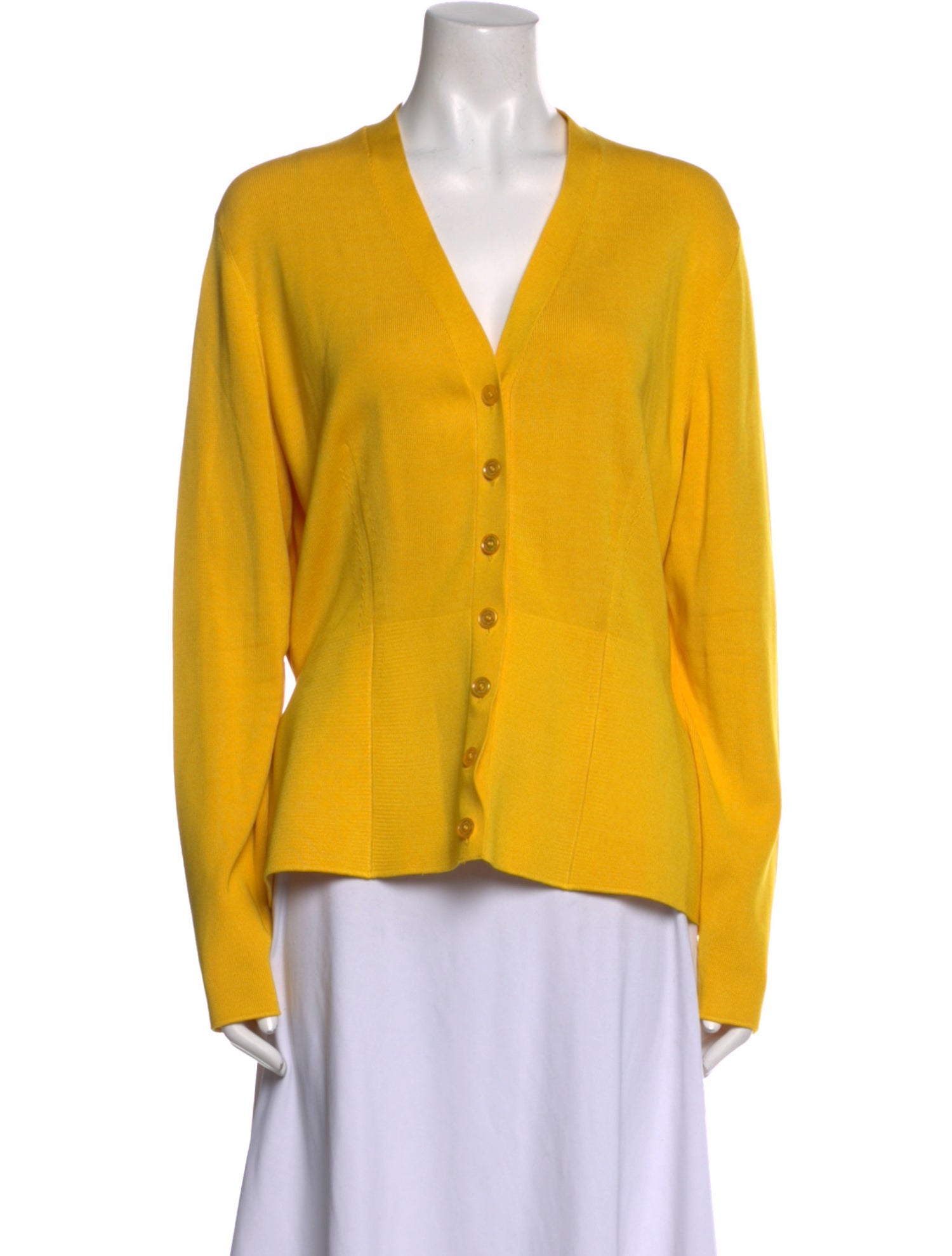 Ralph Lauren Purple Label Silk V-Neck Sweater