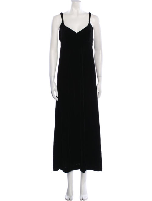 Ralph Lauren Collection V-Neck Long Dress