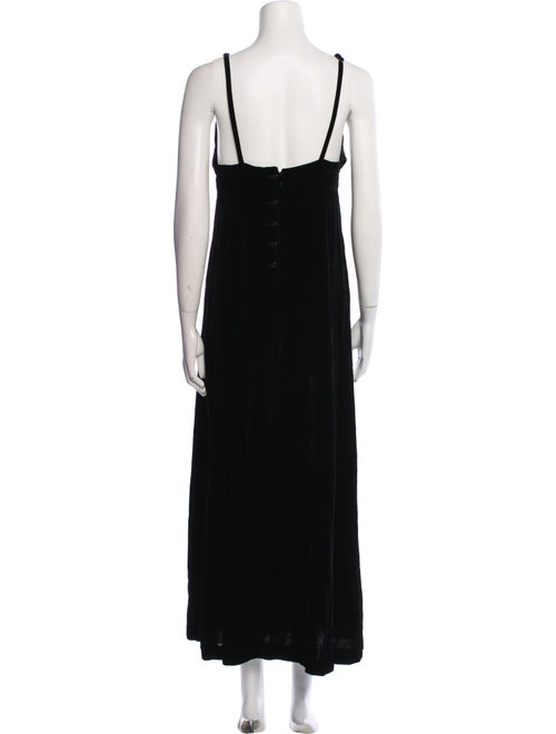 Ralph Lauren Collection V-Neck Long Dress