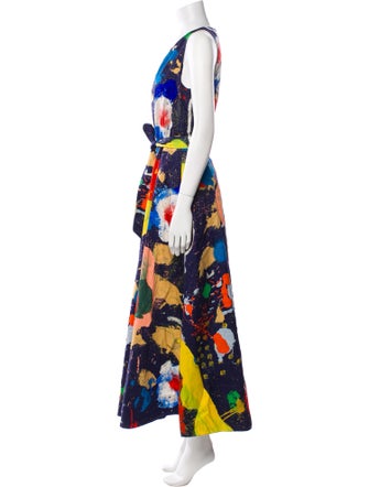 Ralph Lauren Collection Printed Long Dress