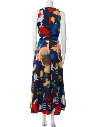 Ralph Lauren Collection Printed Long Dress
