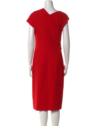 Ralph Lauren Collection Asymmetrical Midi Length Dress