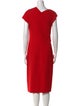 Ralph Lauren Collection Asymmetrical Midi Length Dress