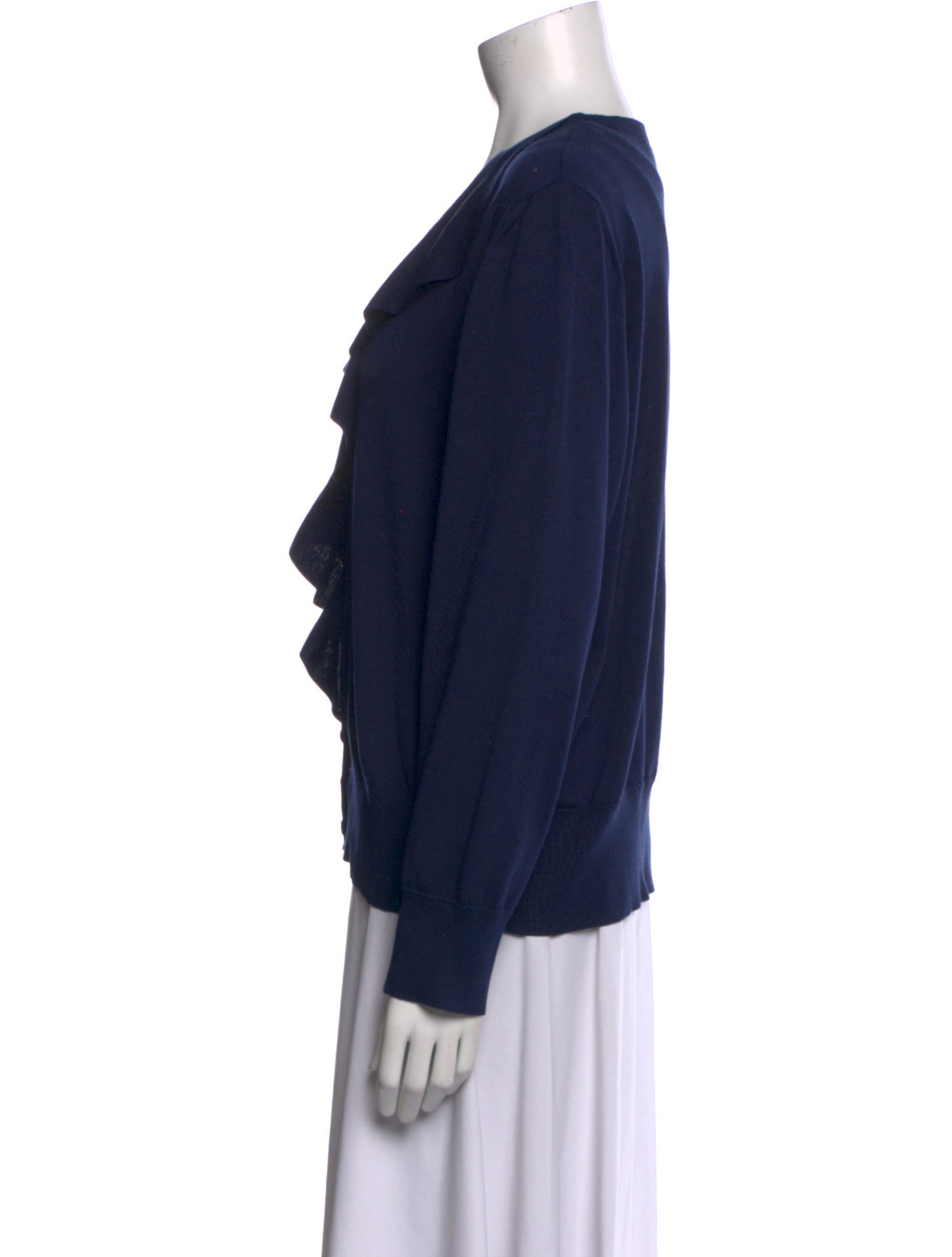 Ralph Lauren Collection Silk V-Neck Sweater