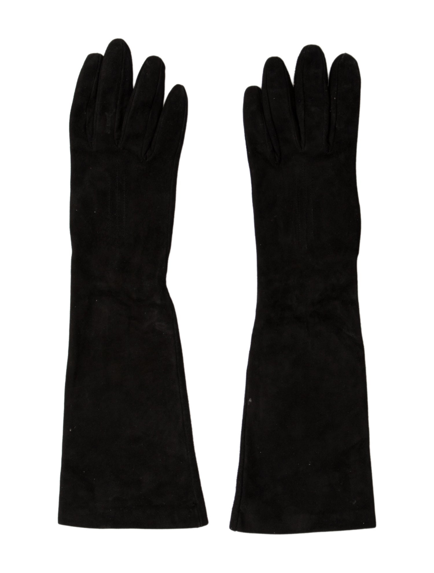 Ralph Lauren Purple Label Suede Long Gloves