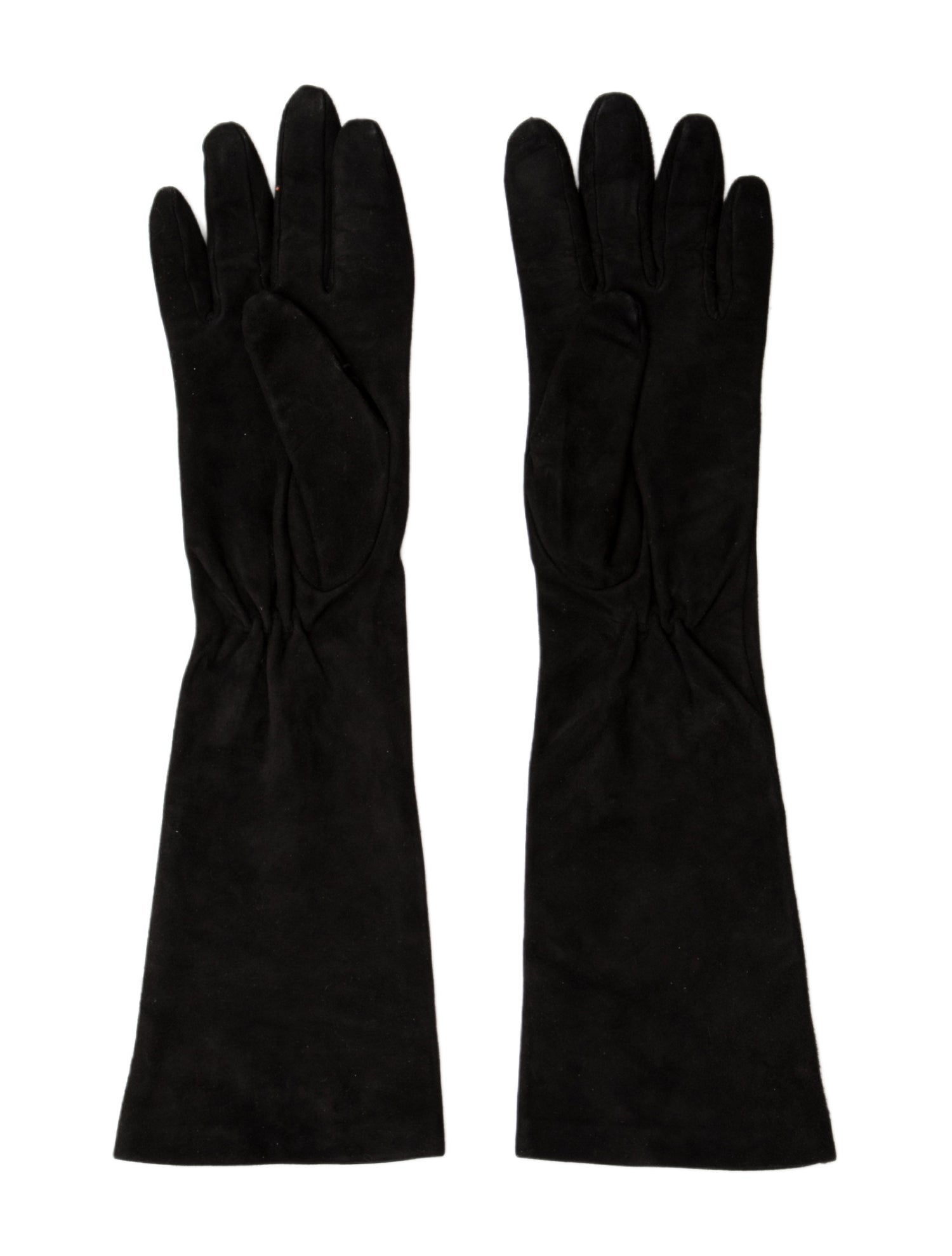 Ralph Lauren Purple Label Suede Long Gloves