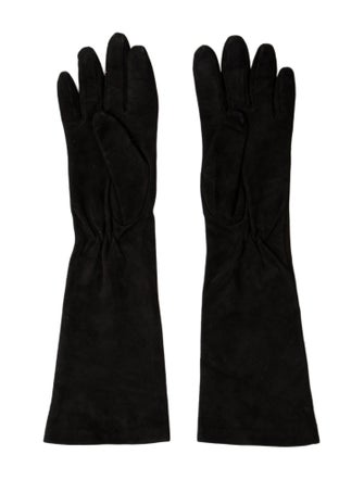 Ralph Lauren Purple Label Suede Long Gloves