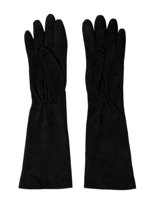 Ralph Lauren Purple Label Suede Long Gloves