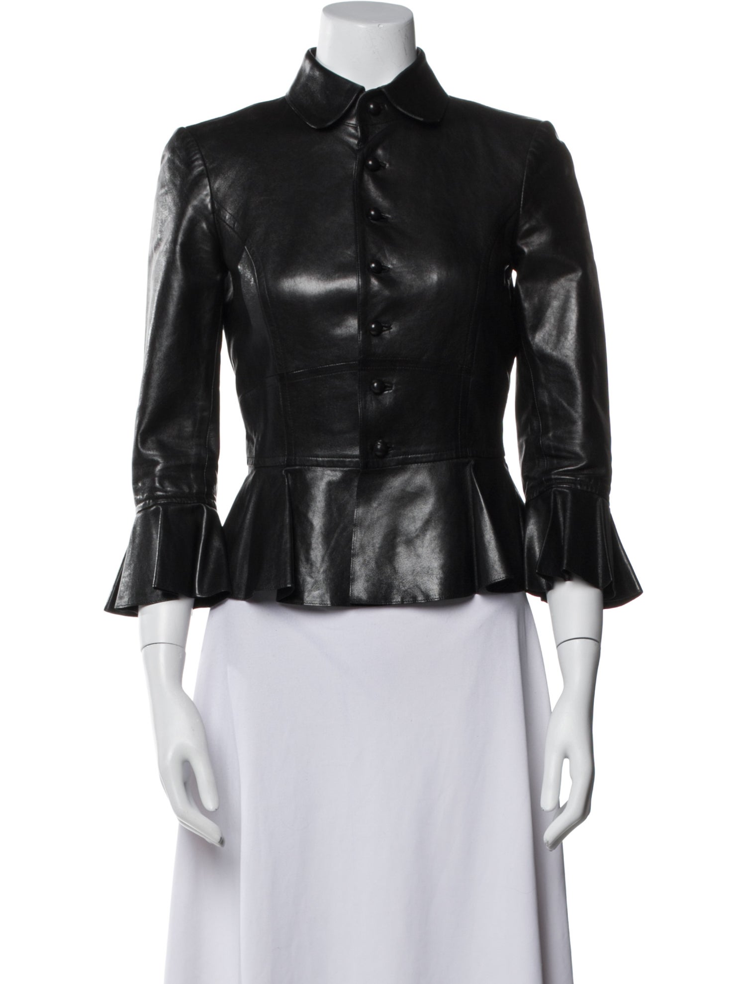 Ralph Lauren Collection Leather Evening Jacket