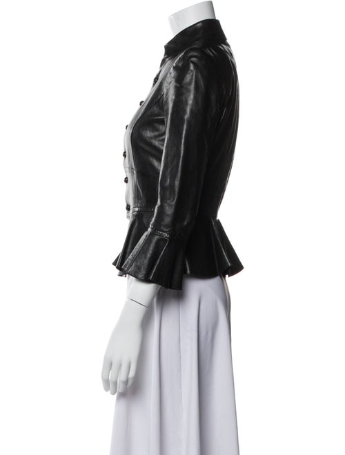 Ralph Lauren Collection Leather Evening Jacket