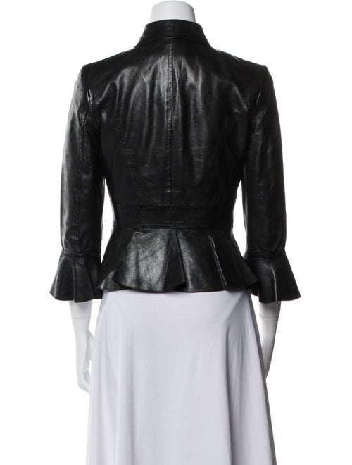 Ralph Lauren Collection Leather Evening Jacket