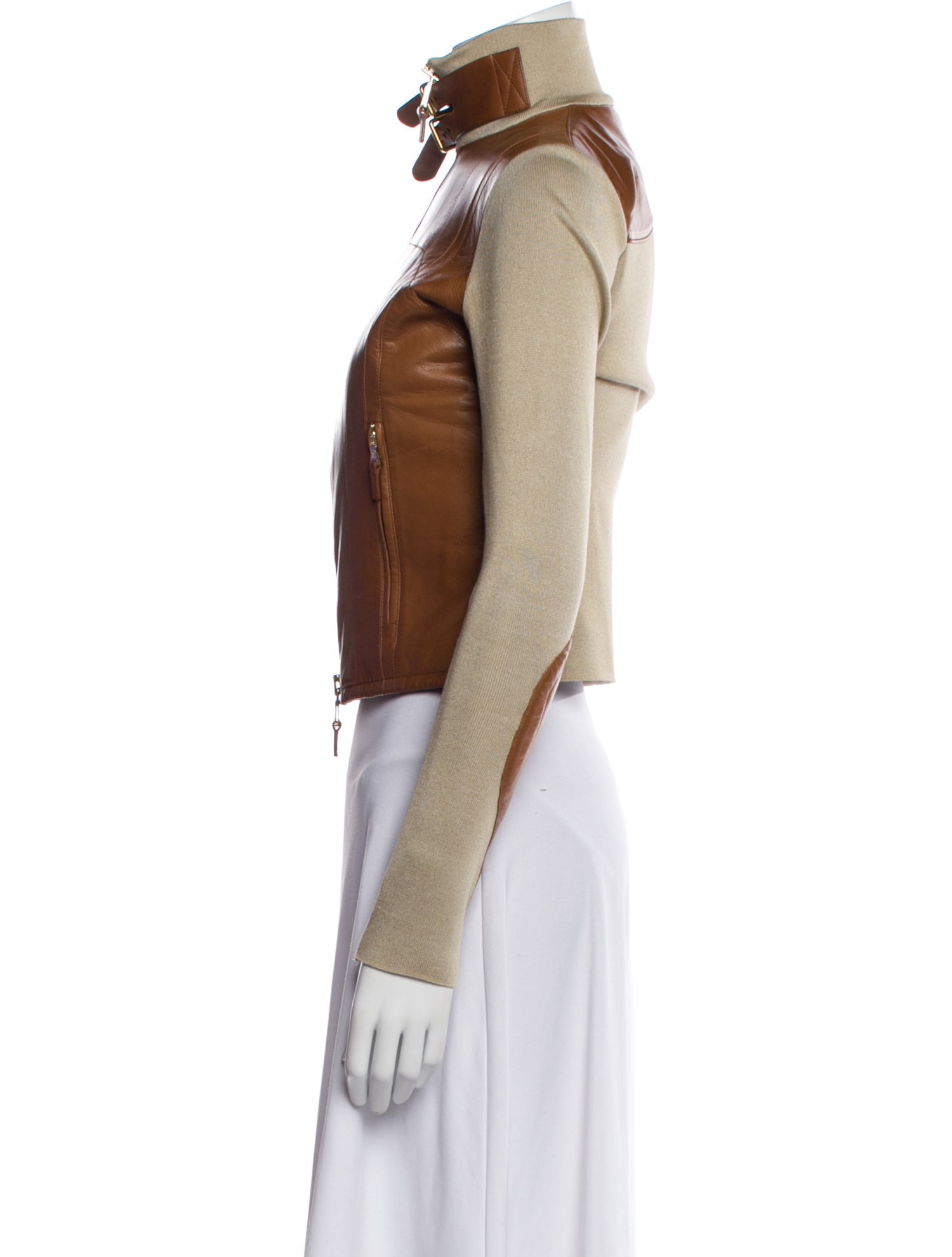 Ralph Lauren Purple Label Leather Bolero