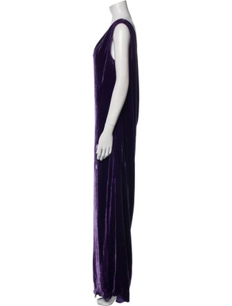 Ralph Lauren Collection One-Shoulder Long Dress