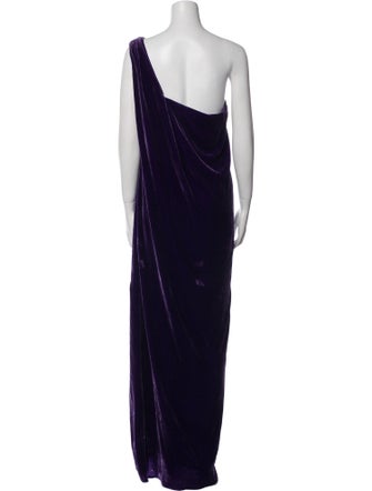 Ralph Lauren Collection One-Shoulder Long Dress