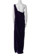 Ralph Lauren Collection One-Shoulder Long Dress