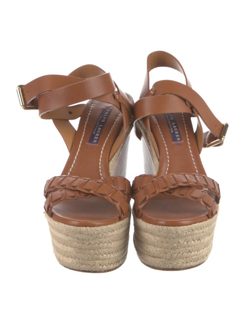 Ralph Lauren Collection Leather Espadrilles