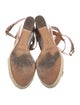 Ralph Lauren Collection Leather Espadrilles