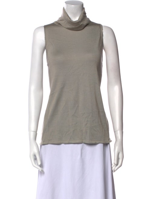 Ralph Lauren Collection Silk Turtleneck Top