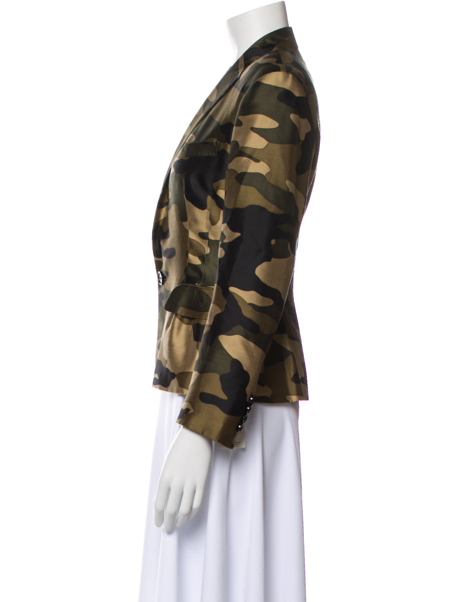 Ralph Lauren Collection Silk Floral Print Blazer