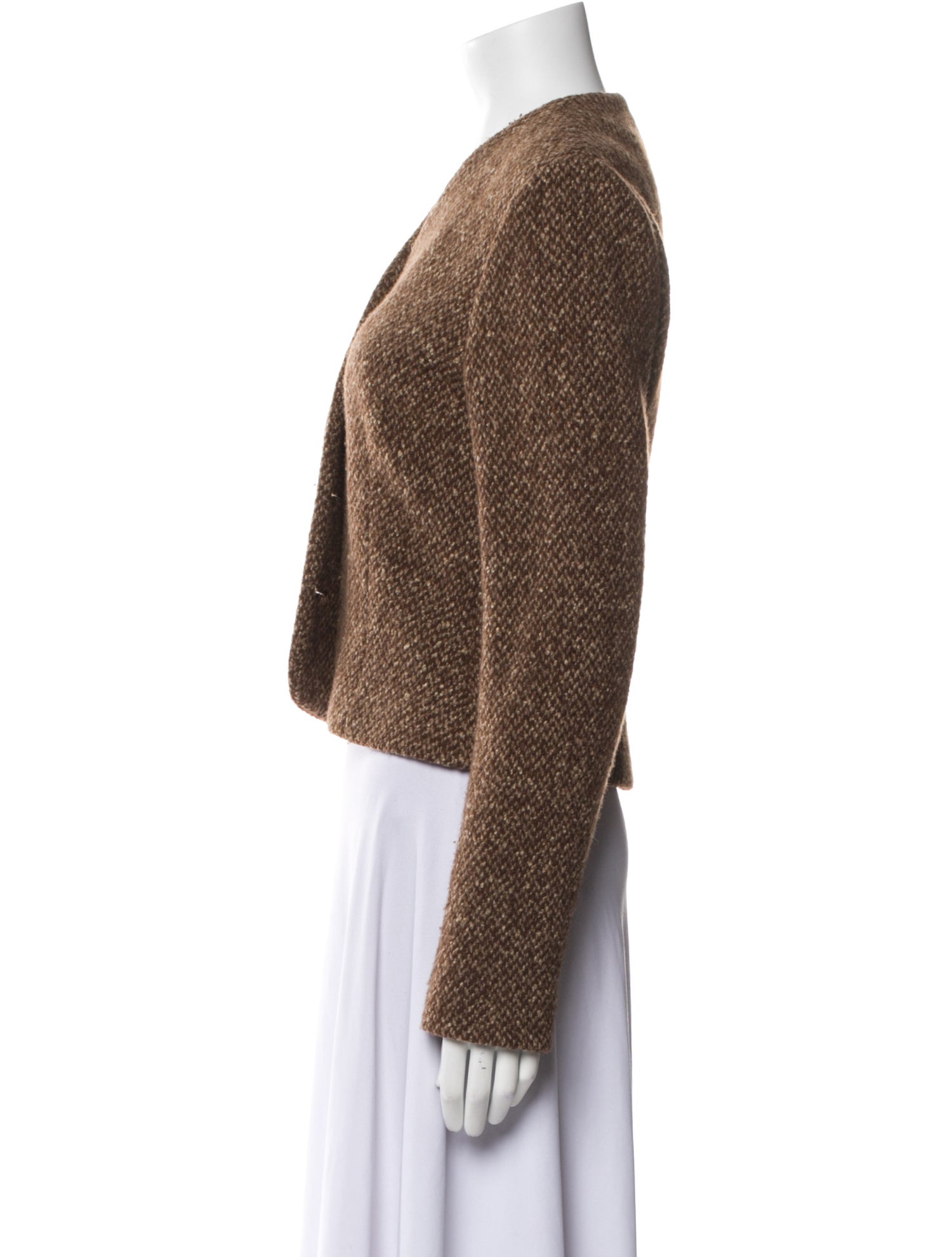 Ralph Lauren Collection Wool Tweed Pattern Evening Jacket