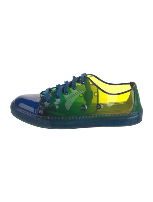 Ralph Lauren Collection PVC Colorblock Pattern Sneakers