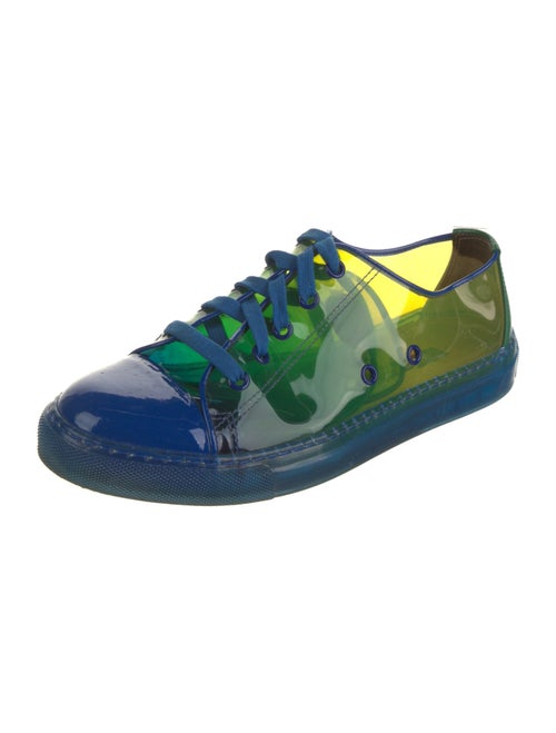 Ralph Lauren Collection PVC Colorblock Pattern Sneakers