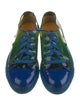 Ralph Lauren Collection PVC Colorblock Pattern Sneakers